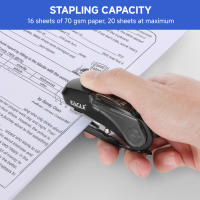 Eagle Mini Stapler Con 1000 Clavos Reducción De Fuerza Al Stapear 50% Con Eliminador De Clavos Integrado Suministros De Oficina Y Escuela - details 3