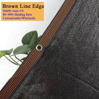 Red De Sombrilla Negro 12-Pines Protección Solar Anti-UV Para Jardín Cubierta De Piscina Y Terraza Del Exterior 85% - details 1