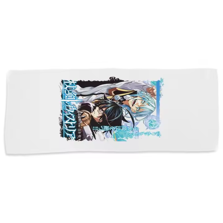 MERCHANDMANIA TOALLA MEDIANA GIMNASIO ABSORBENTE Tsue to Tsurugi no Wistoria wand and sword suave con bolsita - 1