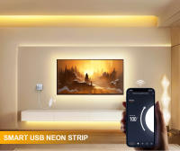 Tira De Luz LED COB Con Gel De Sílice Y Control Remoto Tuya Smart WiFi Compatible Con Alexa Y Google Home Para Decoración De Hogar - details 0