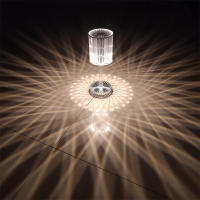 Lámpara De Mesa LED Con Cristal De Diamante Proyección Decorativa Luz Nocturna Para Dormitorio Lámpara De Barra Iluminación Fijación - details 11