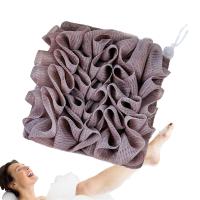 Bola De Baño Creativa 2 En 1 Toalla Loofah Con Cierre De Cordón Exfoliante Suave Esponja De Ducha Herramienta De Cuidado De Piel - details 14