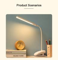 Lámpara De Lectura LED Doble Con Pinza Y Control Táctil Dimmer Protección Ocular Para Dormitorio Estudio Oficina - details 10