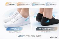 SKYNED - Pack 12 Calcetines Algodón Hombre Mujer, Invisibles tipo Pinkies, Cortos Antideslizantes, Running Tallas 35-46 - details 1