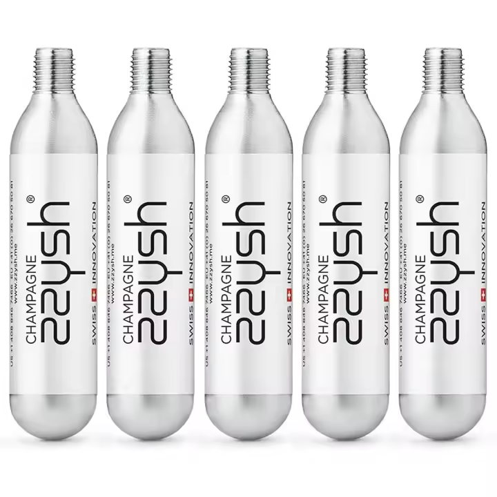 ZZYSH - Cartuchos para conservar el champagne o el cava - 5 unidades - Solo puede usarse con dispensador Zzysh - 1