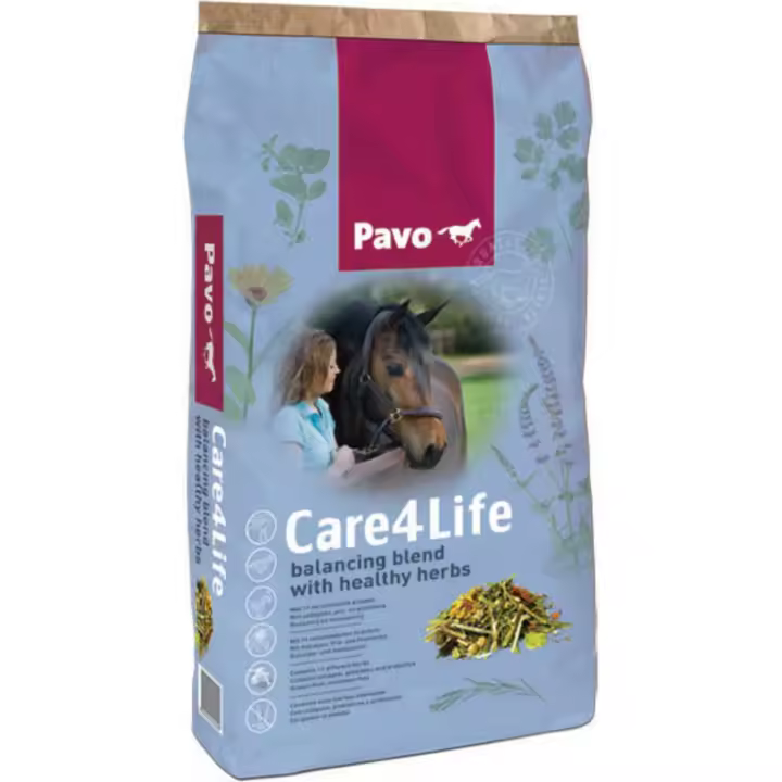 Mezcla de Hierbas para Caballos PAVO Care4Life 15 Kg – para Dietas Ligeras, Digestivas y Naturales - 1