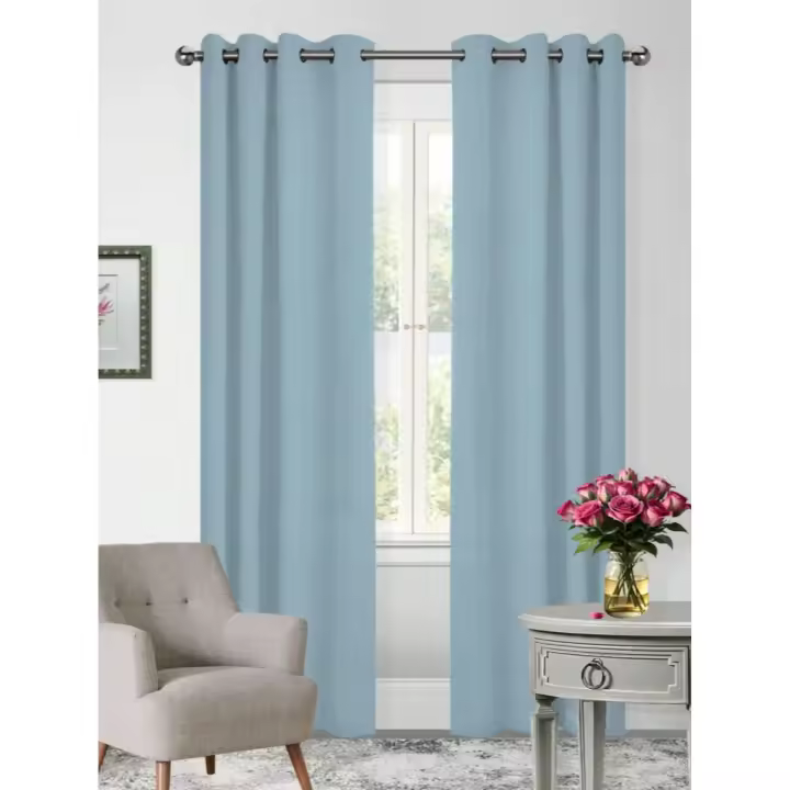 STARLEY - Cortina Impermeable Lisa 140×260 cm – Disponible en Varios Colores – Para Baño, Sala, Dormitorio o Cocina – Tela Resistente y Antimoho – Moderna, Decorativa y Fácil de Instalar - 1