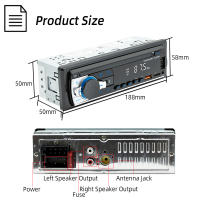Reproductor De Radio Para Coche HIPPBQCC 1 Din MP3 Digital BT Estéreo Con USB Y Control Del Volante Reproductor De Música FM Audio Digital In-Dash 12V - details 5