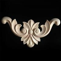 4pc Onlay De Esquina Carved De Madera Para Decoración De Muebles DIY Adorno De Marco Para Armario Y Armario - details 0