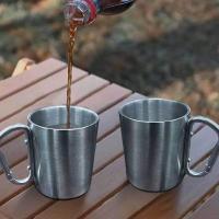 Botella De Agua Portátil De Acero Inoxidable 304 Para Camping Y Escalada Botón De Agua Resistente Al Aire Libre Sin Desmontaje - details 1