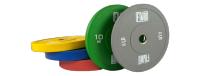 FIURI Discos Olímpicos Recubiertos de Caucho, 5 a 25 kg, Entrenamiento de Fuerza, Crossfit, Material Gimnasio, Gym - details 0