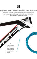Herramienta De Ruteo De Cable Interno Para Bicicleta TOOPRE Para MTB Y Carretera Marco De Fibra De Carbono Sistema Hidráulico Kit De Reparación Portátil - details 0