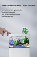 Pequeño Acuario Ecológico Para Sala De Estar Con Paisaje De Peces Alimentado Por USB Mini Acuario Doméstico De Plástico - details 7