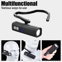 Linterna Frontal LED Mini Portátil Recargable Por USB Ultra Brillante Con Sensor Para Deportes Al Aire Libre Luz De Colgante Ligera Impermeable - details 0