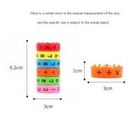 Juguete Educativo De Matemáticas Para Niños Y Niñas Creativo Con Imanes Tesseract Juego De Aritmética Para Desarrollar Inteligencia Edad Recomendada 6-12 Años - details 12