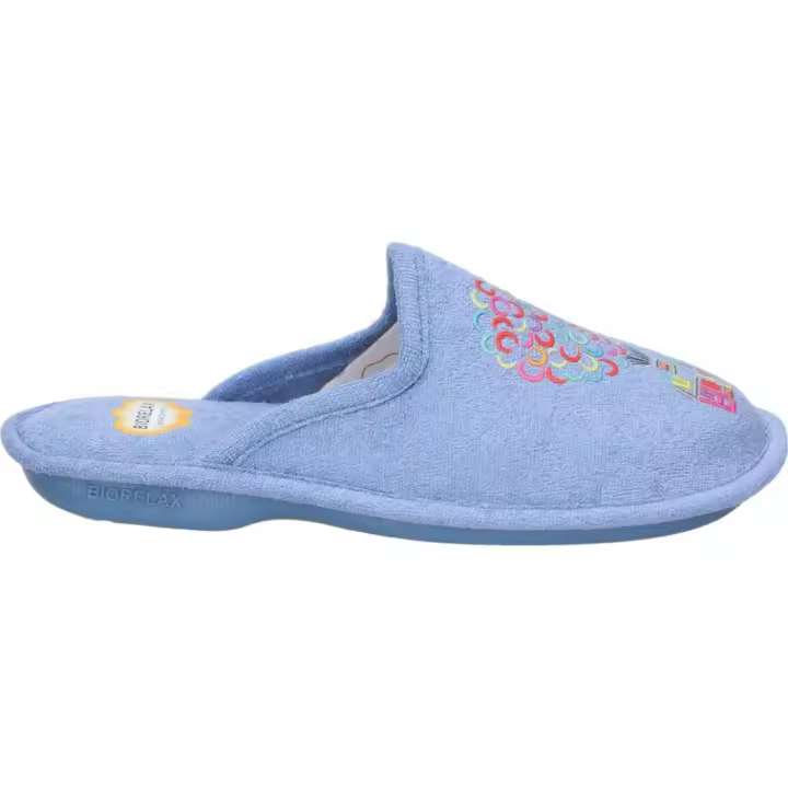 COSDAM | Zapatillas de Casa Destalonadas Cosdam para Mujer – Zapatillas de Casa en Color Azul Índigo – Pantuflas sin cierres – Slip On – Cómodas – Confort – Relax – Modelo 4040 - 1