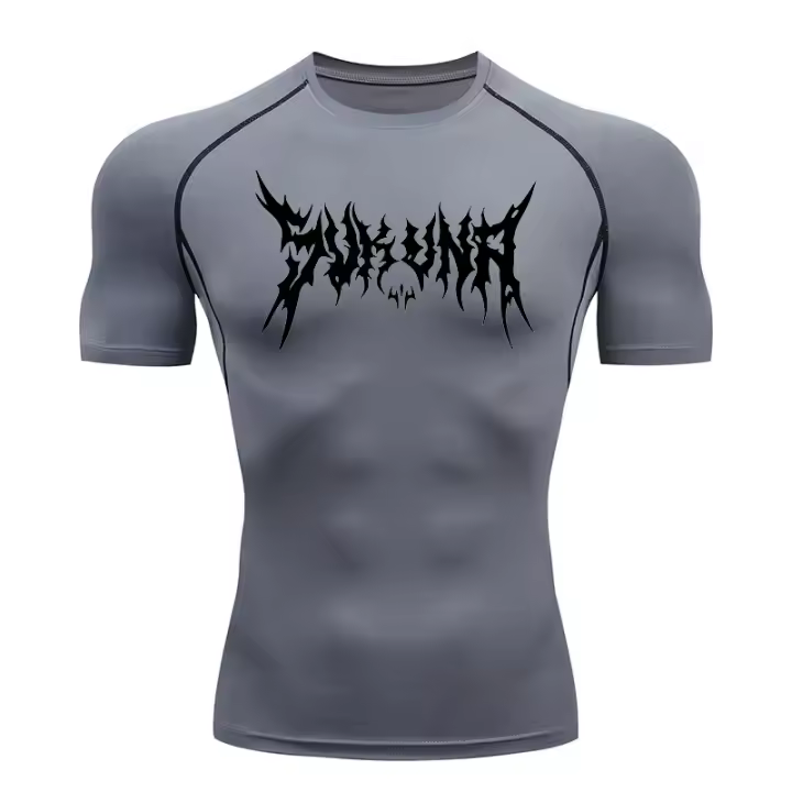 Camisetas De Compresión Gráficas Para Hombres Secado Rápido Deportivas Camiseta Top Para Gimnasio Running Camiseta Base Guardia Contra Arrugas - 1