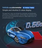 Sistema Inteligente De Coche Multi-función P4 OBD + GPS HUD Pantalla LCD De 6.2 Pulgadas Muestra De Velocidad Turbina Acelerómetro Inclinometro - details 11