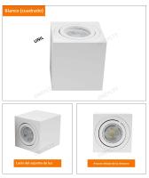 Spotlight LED GU10 Para Techo Montaje En Superficies Cilindro De Lámpara Bajo 220V Foco Iluminación Decorativa Para Dormitorio - details 10