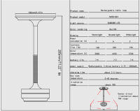 Lámpara De Mesa Recargable LED Con Interruptor Táctil Para Dormitorio Y Restaurante Luz De Escritorio USB-C Moderna Y Dimmable - details 0