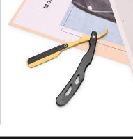Cuchillo De Afeitar Profesional De Acero Inoxidable Con Soporte Para Barbieros Cuchilla Recta Para Barba Y Cabello Para Hombres - details 11
