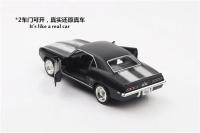 Modelo De Coche De Metal Chevelle SS Camaro 1969 En Escala 1:36 Color Mate Negro Para Coleccionistas Y Juguetes A318 - details 10