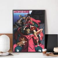 Póster Anime Cowboy Bebop C-Cowboy Estilo Vintage Para Decoración De Pared Habitación Estudio Sin Marco Papel Kraft - details 9