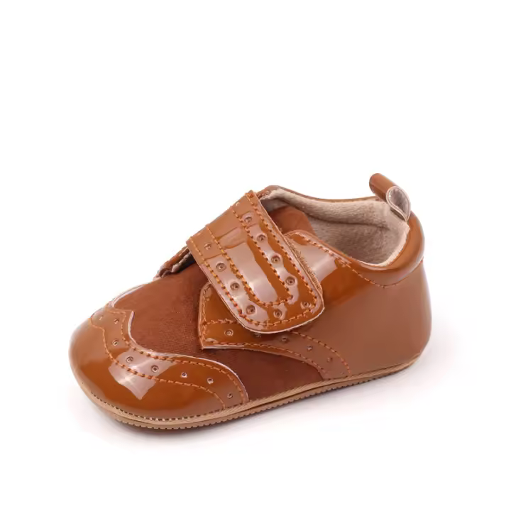 Zapatos Para Bebés De Calidad Alta Con Suela Antideslizante PU Suave Estilo Primavera Otoño Para Niños Y Niñas Recién Nacidos Moda 2024 BMB3234 - 1
