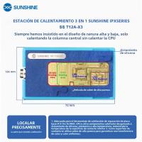 Plataforma De Desmontaje De Motherboard SUNSHINE SS-T12A Para Reparación De CPU De Teléfonos Android IP X 11 12 13 14 Herramienta Eléctrica Para DIY No Incluye Batería - details 9