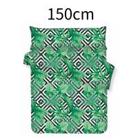 Green Floral Duvet Cover Set - 105/135/150cm Nordic Style 3pc Bedding | Nature-Inspired Design | Breathable & Easy Care - details 6