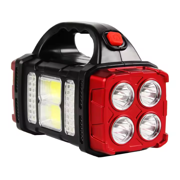 Luz Portátil Multifuncional Solar Recargable LED Con Fuente De Luz USB Dual Para Camping Y Exteriores Fuente De Iluminación Fuerte - 1
