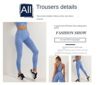 Pantalones De Yoga Para Mujer Cintura Alta Sin Costuras Con Punto De Pera Levantamiento De Glúteos Terciopelo Estilo Legging - details 0