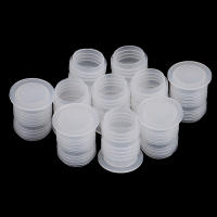 10Pcs Tapón De Botella De Plástico Rojo Para Vino Tapón Transparente Con Agujero Para Sal Resistente Al Polvo Fácil De Retirar - details 3