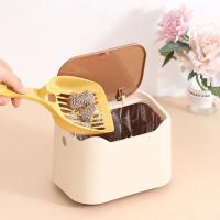 Caja De Arena Para Gatos Portátil Con Puerta Desmontable Toilette Para Gatos Medianos Grandes Y Conejos Material Plástico Cierre Completo - details 2