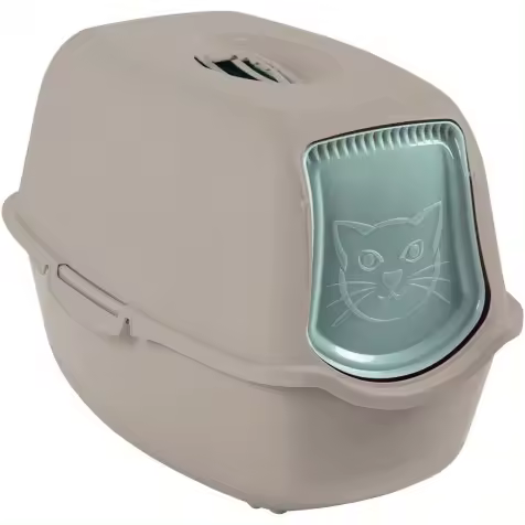 Rotho My Pet Bailey Eco Toilet - Arenero para Gatos - Filtro de Carbón Activo - Fácil de Limpiar - 1