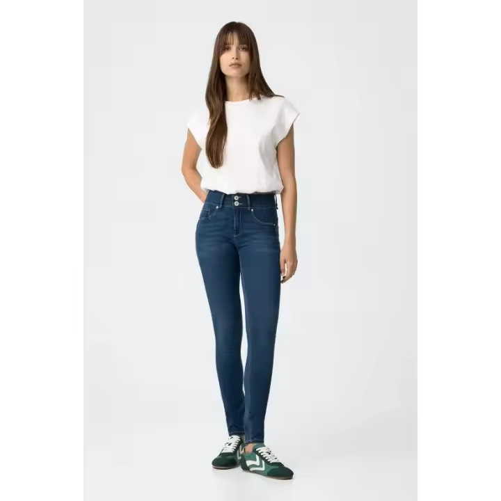Jeans Mujer One Size Tiffosi Ropa Tiffosi Tiffosi mujer  Pantalón-Tiffosi- One Size - Double up_98 azul medio - 1