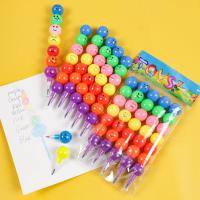 10Pcs Lollipop Bloques De Construcción Crayón/Lápiz Graffiti Para Niños Fiestas De Cumpleaños Regalos Para Estudiantes Vuelta a La Escuela - details 1