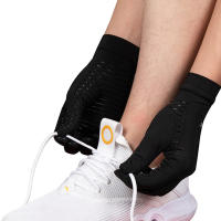 Guantes De Compresión De Cobre Para Artritis Negros Con Soporte De Muñeca No Eslipientes Para Hombres Y Mujeres Alivio Del Dolor De Rodilla Y Muñeca Guantes Para Mano - details 2