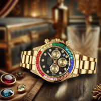 Reloj De Pulsera Para Hombre De Lujo Con Luz Nocturna Diseño Único Y Moderno Correa De Acero En Disco Estilo Business Quartz - details 4