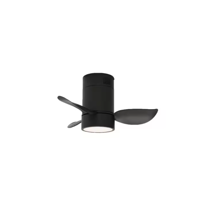 NARVI VENTILADOR DE TECHO, COLOR NEGRO, 3 ASPAS, MOTOR DC, Luz LED, Bluetooth, ALEXA, APP móvil. Con mando. REF: 798 - 1
