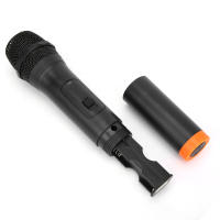 Micrófono Inalámbrico VHF Profesional De Plástico ABS Negro USB Receptor Micrófono Universal Para Escenario Y Performance - details 5