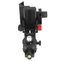 Adaptador De Ajuste Fino Con Base Pivoteable De 360 Grados Y Clip Soporte L Para Nivel De Láser Montado En Pared Y Techo - details 0