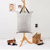 Bolsa Grande ALVABABY Impermeable Con Doble Bolsillo Cremallera Reutilizable Tamaño 63.5cmX45.72cm Para Artículos Húmedos Y Secos - details 2