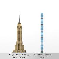Bloques De Construcción De Arquitectura Famosa 649PCS 432 Park Avenue a Escala 1:800 Juguete Creativo Para Niños Regalo Ideal Para Adultos - details 0