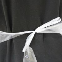 100pcs Conjunto De Delantal Blanco Desechable Transparente Para Cocina Antifouling Plástico Sin Mangas Suministros Fáciles - details 7