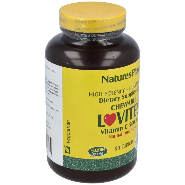 Lovites 500Mg. (Sabor Cereza) 90 Comp. Masticables - 1