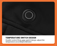 Chaleco Calentado Autòntodo Para Hombres Y Mujeres 9 Áreas USB Ropa Térmica Para Motocicleta Camping Ocio De Invierno Lavable - details 11