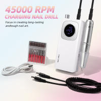 Máquina De Uñas Eléctrica Recargable 45000RPM Profesional Con Pantalla LCD Para Pintura De Uñas Y Pulido Accesorios De Uñas - details 0