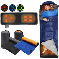 Manta Calentada De Tercer Nivel Para Dormir Al Aire Libre Con USB 7 Áreas De Aislamiento Suela De Cuero Para Camping - details 2