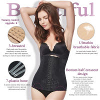 Corset Reductor De Cintura Original De Colombia Para Mujer Faja Redonda De Malla Bordada Control De Abdomen Ajuste Faja Modeladora - details 3